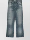 1989 Studio Osaka Faded Straight-leg Jeans In Blue