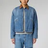 1989 Studio 1989 Denim Worker Jacket In Light Blue