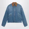 1989 Studio 1989 Denim Worker Jacket In Blue