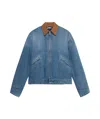 1989 Studio 1989 Denim Worker Jacket In Blue