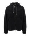 1989 Studio Denim Full-zip Hoodie In Black