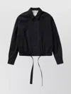 1989 Studio Dark Blue Short Trench Jacket In Blue
