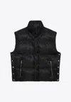 1989 Studio Embroidered 1989 Puffer Jacket In Black