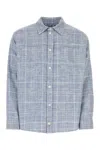 1989 Studio Flannel Shirt With Embroidered Back Print In Blue