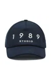 1989 Studio Embroidered Logo Baseball Cap In Blue