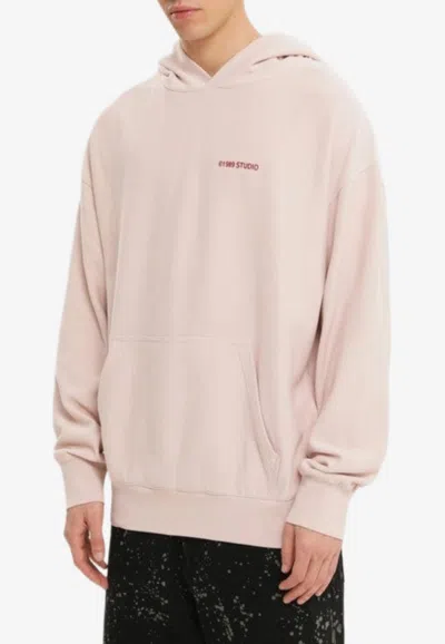 1989 Studio Essential Logo-print Hoodie In Purple