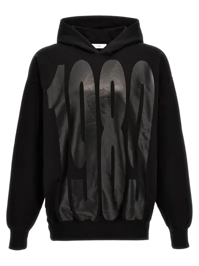 1989 Studio Faded Logo Hoodie In Black