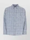 1989 Studio Flannel Shirt With Embroidered Back Print In Blue