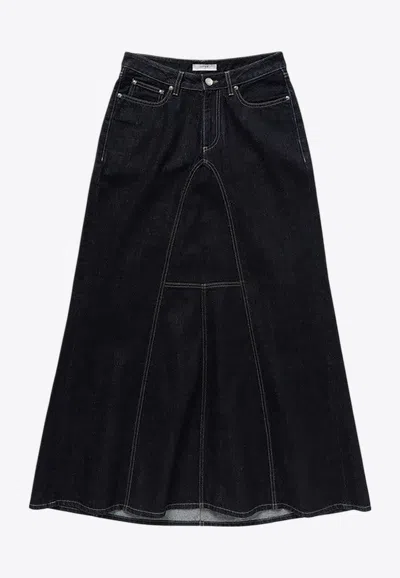 1989 Studio Flared Maxi Denim Skirt