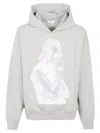 1989 Studio Man's Slime Hoodie In Grey