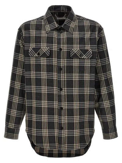 1989 Studio Gray Cotton Men's Blouse