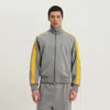 1989 Studio Side Stripe High Collar Ribbed Cuffs In Gray