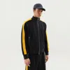 1989 Studio Jacket High Collar Side Stripes In Black