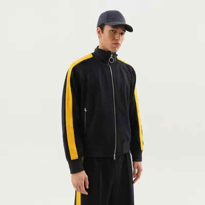 1989 STUDIO 1989 STUDIO GRAY JACKET WITH SIDE STRIPES