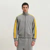 1989 Studio Side Stripe High Collar Ribbed Cuffs In Gray