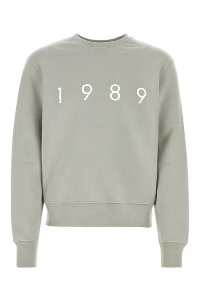1989 STUDIO 1989 STUDIO GREY COTTON SWEATSHIRT