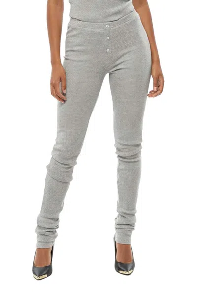 1989 Studio Grey Knitted Textured Activewear