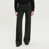 1989 Studio High-rise Bell Bottom Trousers With Pockets And Belt Loops In Green