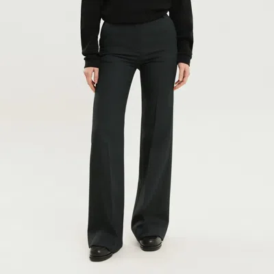 1989 Studio High-waisted Dark Green Bell-bottom Pants In Gray