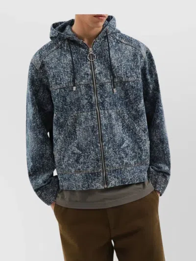 1989 STUDIO HOODED ZIP-UP COAT WITH DRAWSTRING AND POCKETS