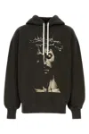 1989 Studio Jesus Print Hooded Sweatshirt In Peat