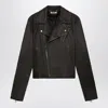 1989 Studio Intreccio Leather Logo Jacket