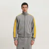 1989 Studio Side Stripe High Collar Ribbed Cuffs In Gray