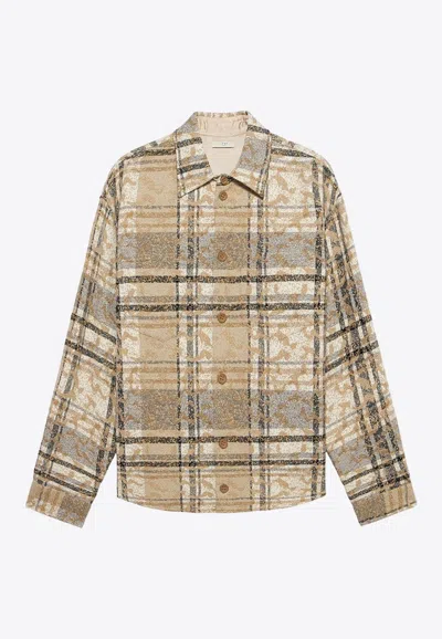 1989 STUDIO JACQUARD CHECK OVERSHIRT