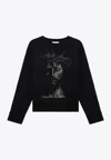 1989 Studio T-shirt Ls Jesus Black In Black