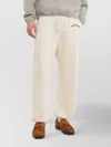 1989 Studio Jogging Pants With Embroidered Detail And Side Pockets In White