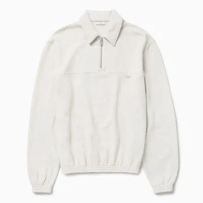 1989 STUDIO 1989 STUDIO  JP HALF ZIP SWEATSHIRT LIGHT CREAM