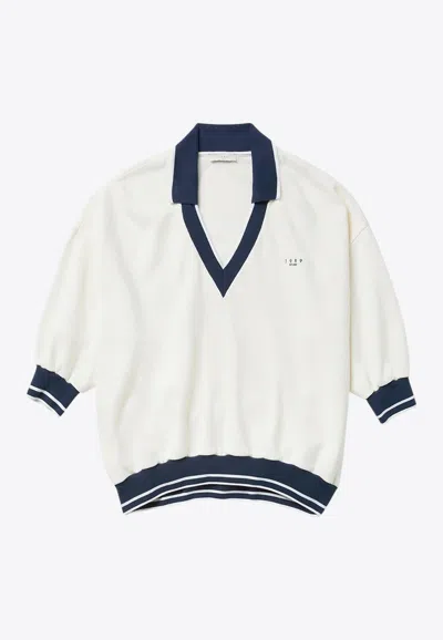 1989 STUDIO JP V-NECK POLO T-SHIRT