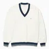 1989 Studio Jp V-neck Sweatshirt In White