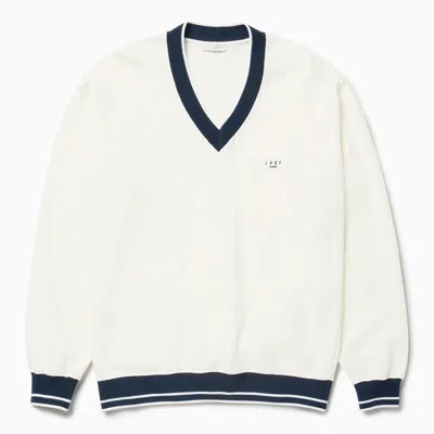 1989 Studio Jp V-neck Sweatshirt Off White
