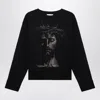 1989 Studio Knit Roundneck Jesus Black In Black