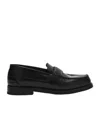 1989 Studio Loafers With Perforated Detail And Round Toe In Black