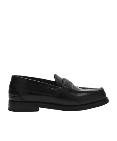 1989 Studio Leather Loafers In Black