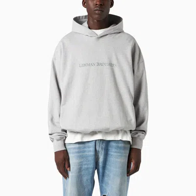 1989 STUDIO 1989 STUDIO  LEHMAN BROTHERS HOODIE OATMEAL GREY