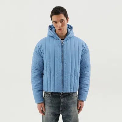 1989 STUDIO 1989 STUDIO  LIGHT BLUE QUILTED DOWN JACKET