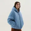 1989 Studio Light Blue Quilted Down Jacket In Blue