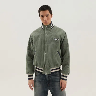 1989 STUDIO 1989 STUDIO | LIGHT GREEN CORDUROY VARSITY JACKET