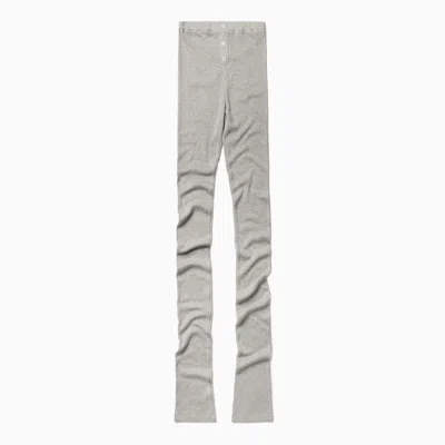 1989 STUDIO 1989 STUDIO LIGHT GREY WAFFLE LEGGINGS