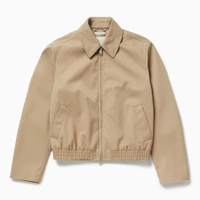 1989 STUDIO 1989 STUDIO  LIGHT ZIP-UP JACKET BEIGE