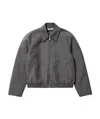1989 Studio Light Zip-up Jacket Dark Grey In Gray