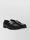 1989 Studio Loafers With Perforated Detail And Round Toe In Black