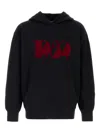 1989 Studio Logo-embellishment Cotton Hoodie In Black