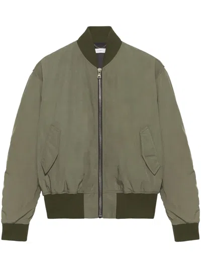 1989 Studio Logo-embossed Bomber Jacket In Grey