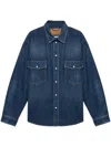 1989 Studio Camicia Ss2427 Wash2 In Blue