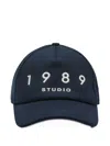 1989 Studio Baseballkappe Mit Logo-stickerei In Blue