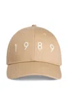 1989 Studio Embroidered 1989 Baseball Cap In Neutrals